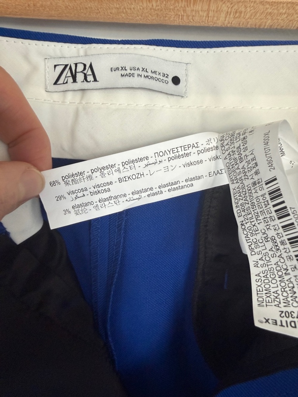 Never worn Zara Cobalt Blue Double-Breasted Tailored Suit - Picture 6 of 7